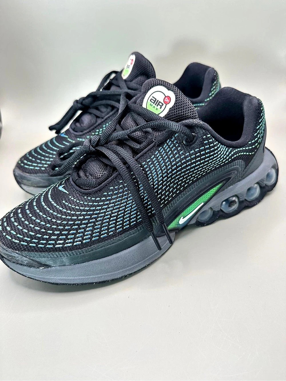 Nike Air Max 2021 Black Aurora Green Blue Running Shoes 6.5Y Women’s 8